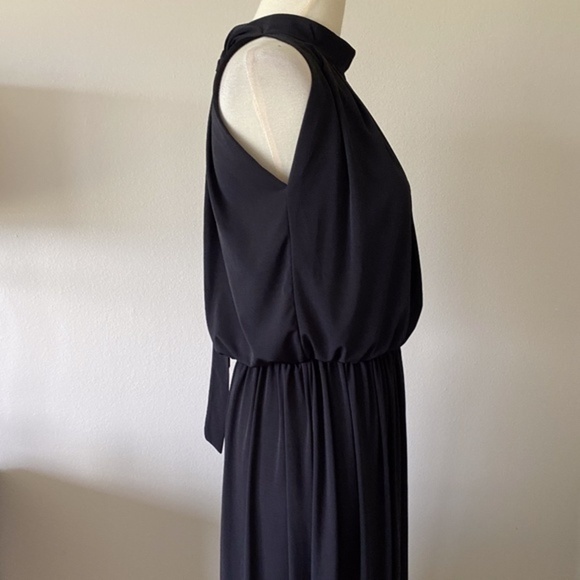 KOH KOH Black KeyHole Slimming Maxi Dress 2 - Picture 10 of 15